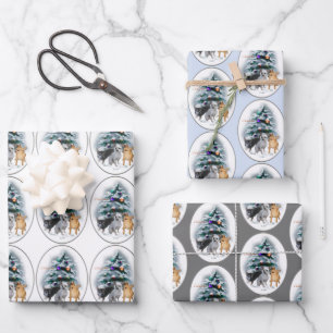 Chihuahua Lovers Christmas Wrapping Paper Sheets