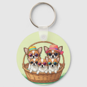Chihuahua lustige Welpen Keychain