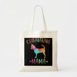Chihuahua Mama Colorful Chi-Chi Gifts Dog Mom Tote Bag