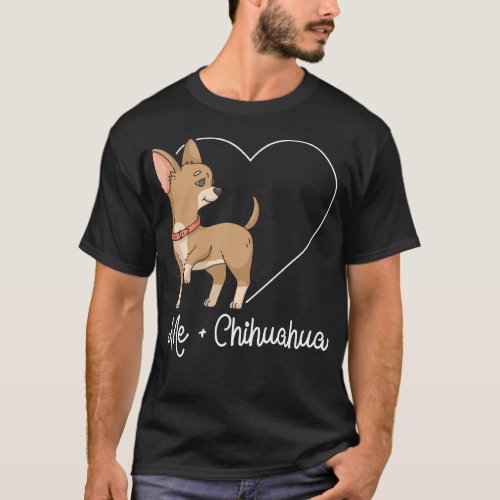 Chihuahua Me Chihuahua Love Heart T_Shirt