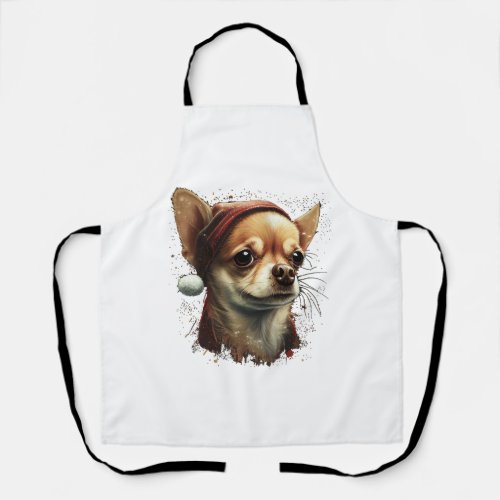 Chihuahua  Merry Christmas  X_Mas Tree  Cute Apron