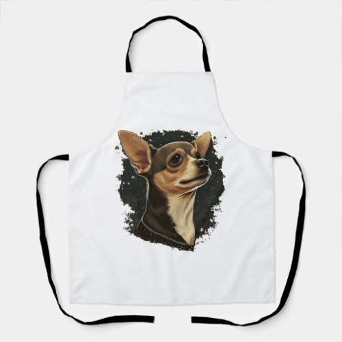 Chihuahua  Merry Christmas  X_Mas Tree  Cute      Apron