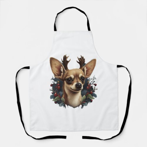 Chihuahua  Merry Christmas  X_Mas Tree  Cute  Apron