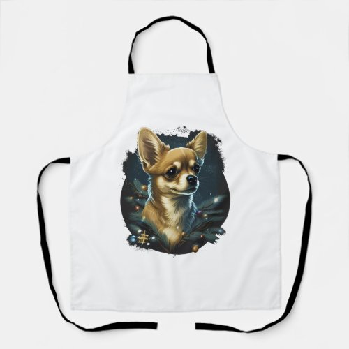 Chihuahua  Merry Christmas  X_Mas Tree  Cute    Apron