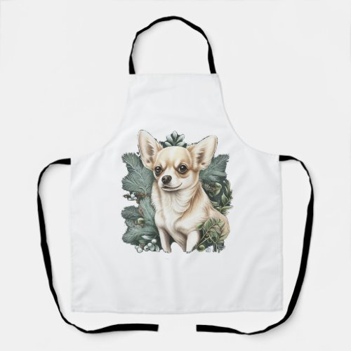 Chihuahua  Merry Christmas  X_Mas Tree  Cute       Apron