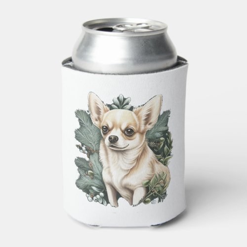 Chihuahua  Merry Christmas  X_Mas Tree  Cute       Can Cooler