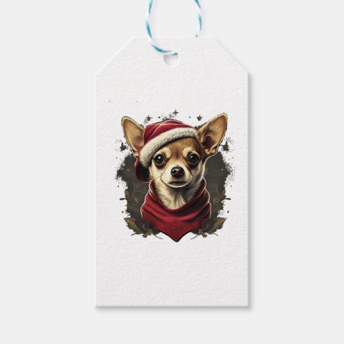 Chihuahua  Merry Christmas  X_Mas Tree  Cute       Gift Tags