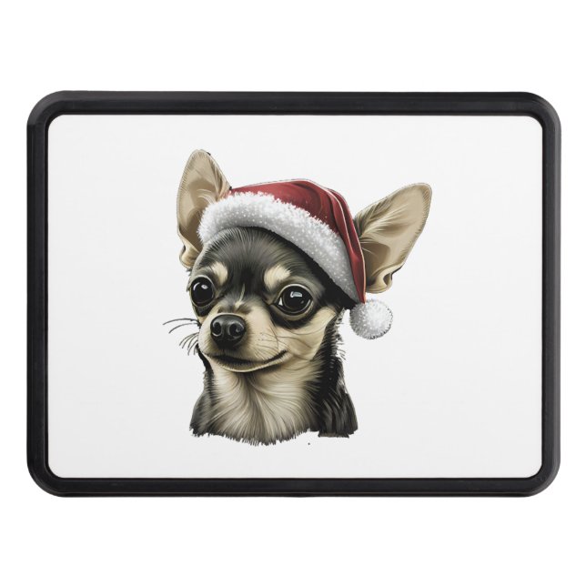 Chihuahua  Merry Christmas  X-Mas Tree  Cute       Hitch Cover (Front)