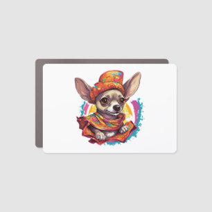 Chihuahua  Mexico  Cinco de Mayo  Funny Dog      Car Magnet