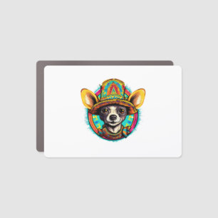 Chihuahua  Mexico  Cinco de Mayo  Funny Dog   Car Magnet