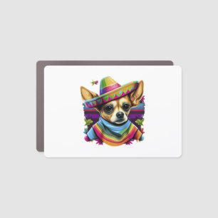 Chihuahua  Mexico  Cinco de Mayo  Funny Dog        Car Magnet