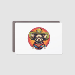 Chihuahua  Mexico  Cinco de Mayo  Funny Dog        Car Magnet
