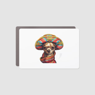 Chihuahua  Mexico  Cinco de Mayo  Funny Dog    Car Magnet