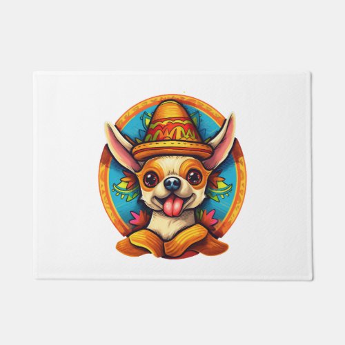 Chihuahua  Mexico  Cinco de Mayo  Funny Dog     Doormat