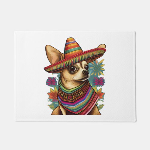 Chihuahua  Mexico  Cinco de Mayo  Funny Dog        Doormat