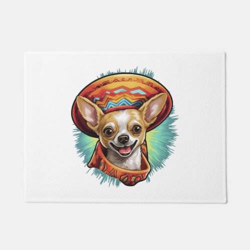 Chihuahua  Mexico  Cinco de Mayo  Funny Dog        Doormat