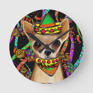 Chihuahua  Mexico  Round Clock