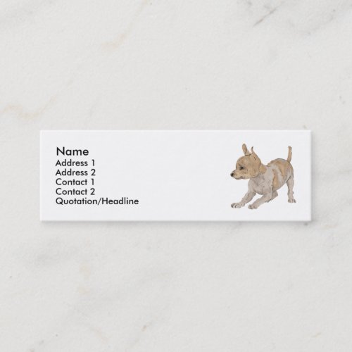 Chihuahua Business Card