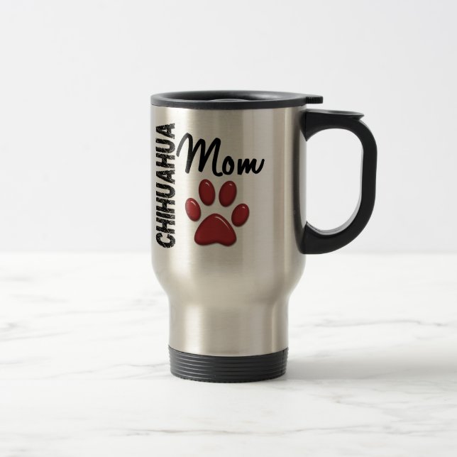 Chihuahua Mom 2 Travel Mug (Right)