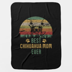 Chihuahua mom baby blanket