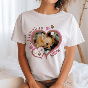 Chihuahua Mom Custom Photo T-Shirt
