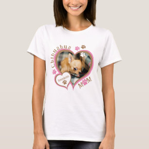 Chihuahua Mom Custom Photo T-Shirt