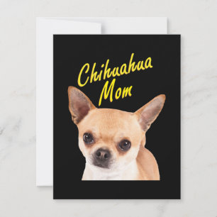 Chihuahua Mom Gift for Dog Owners Note Card