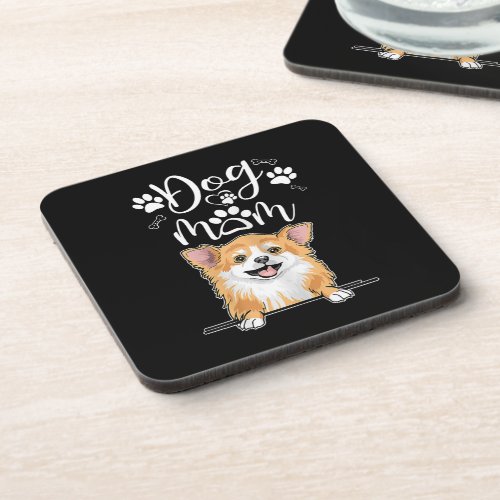 Chihuahua Mom Gift Idea Dog Lover Gift Beverage Coaster