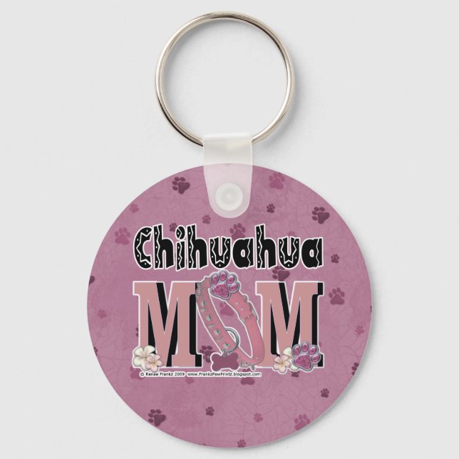 Chihuahua MOM Keychain (Front)
