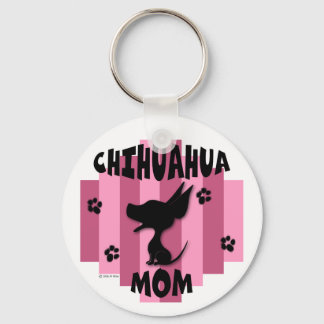 Chihuahua Mom Keychain