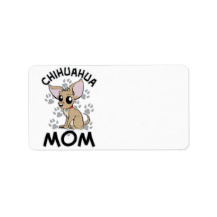 Chihuahua Mom Label
