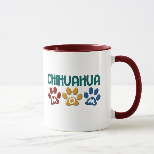 CHIHUAHUA Mom Paw Print 1 Mug (Right)