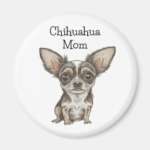Chihuahua Mom Proud Chi Owner Magnet