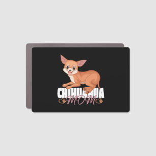 Chihuahua Mom Shirt Mothers Day Pet Owner Car Magnet