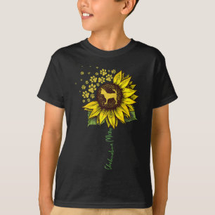 Chihuahua Mom Sunflower Chiwawa Lover Gifts Dog Mo T-Shirt