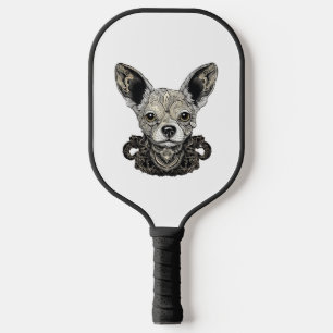 Chihuahua Mosaic Geometrical Art Dog Pickleball Paddle
