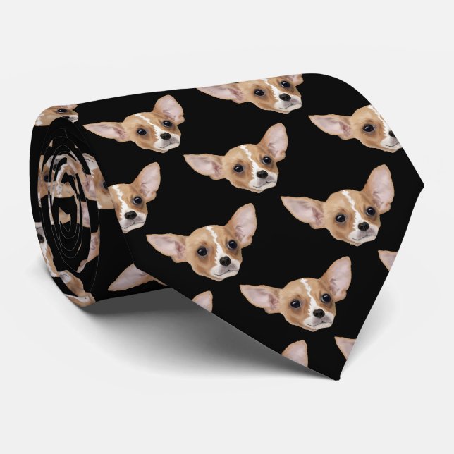 Chihuahua Neck Tie (Rolled)