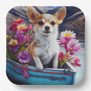 Chihuahua on a Paddle: A Scenic Adventure Paper Plates