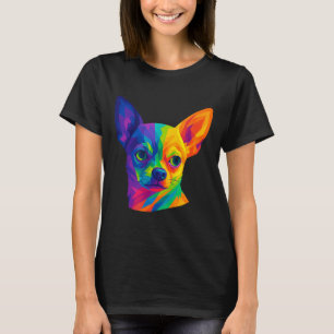 Chihuahua P Art Rtrait For Dog Owners T-Shirt