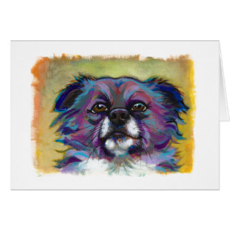 Chihuahua painting art adorable dog - The Optimist Cards