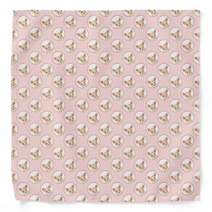 Chihuahua Painting - Cute Original Dog Art Bandana