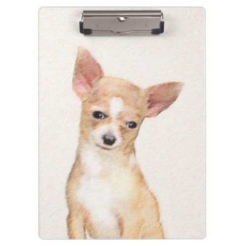 Chihuahua Painting _ Cute Original Dog Art Clipboard