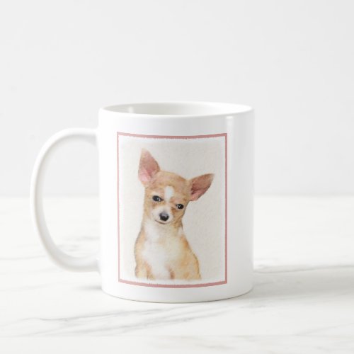 Chihuahua Painting _ Cute Original Dog Art Coffee Mug