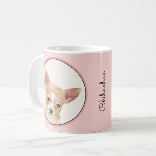 Chihuahua Painting _ Cute Original Dog Art Coffee Mug