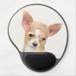 Chihuahua Painting - Cute Original Dog Art Gel Mouse Pad