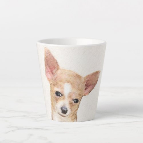 Chihuahua Painting _ Cute Original Dog Art Latte Mug