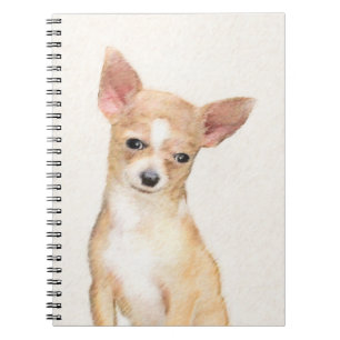 Chihuahua Painting - Cute Original Dog Art Notebook