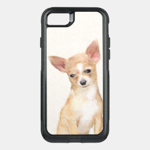 Chihuahua Painting - Cute Original Dog Art OtterBox Commuter iPhone SE/8/7 Case