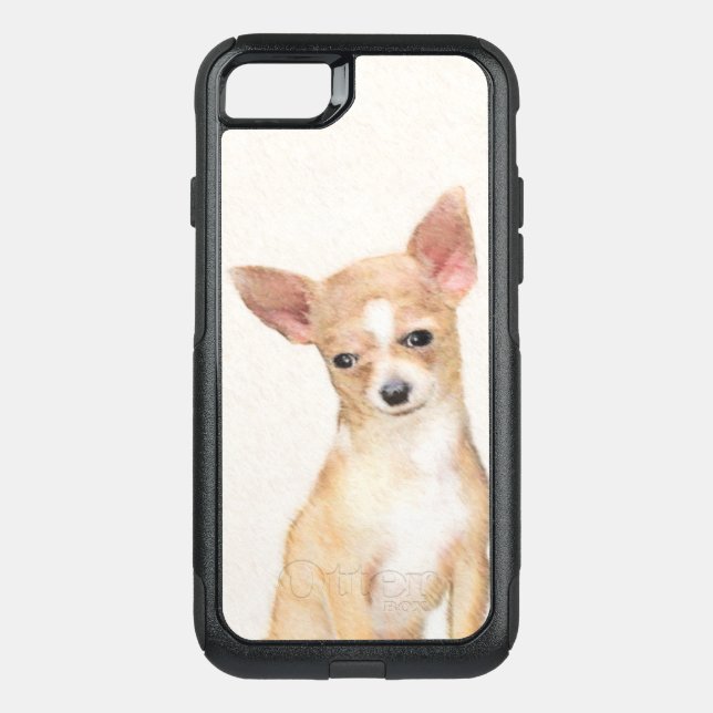 Chihuahua Painting - Cute Original Dog Art Otterbox iPhone Case (Back)
