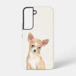 Chihuahua Painting - Cute Original Dog Art Samsung Galaxy S22 Case